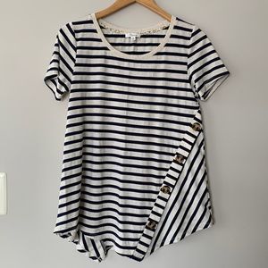89th & Madison handkerchief hem shirt